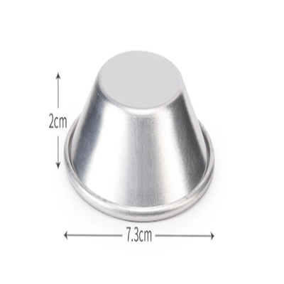 Outil de cuisson professionnel gâteau rond moule de tartre en alliage d'aluminium lisse