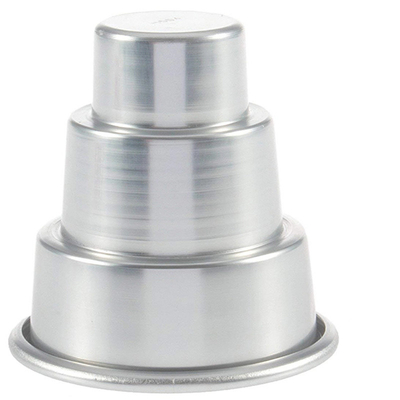 Amazon Alloy d'aluminium d'acier au carbone Pans de gâteau rondes Moldes de gâteau non collant cuisson bricolage Moldes de gâteau outils de pain