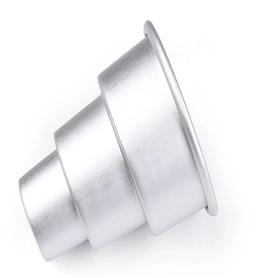 Amazon Alloy d'aluminium d'acier au carbone Pans de gâteau rondes Moldes de gâteau non collant cuisson bricolage Moldes de gâteau outils de pain
