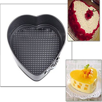RK Bakeware Chine Foodservice NSF Aluminium en forme de cœur Pâtisserie Pâtisserie au fromage Pâtisserie à la pâte