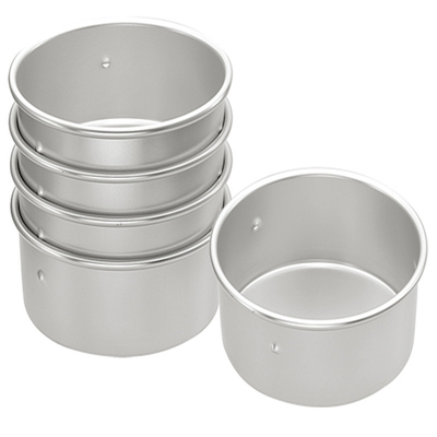 Rk Bakeware Chine - 1 livre et 1/2 livre d'aluminium Plain Cake Tin Layer Cake Pan Ring
