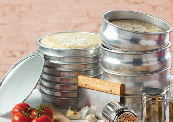 Rk Bakeware Chine Service alimentaire 12 Pâtisserie à pâte à pizza empilée