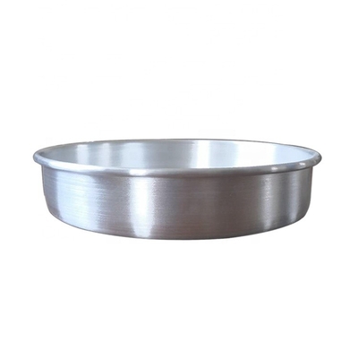 9 * 2 pouces en aluminium rond plaque de gâteau à base fixe gâteau outils de fromage casserole casserole