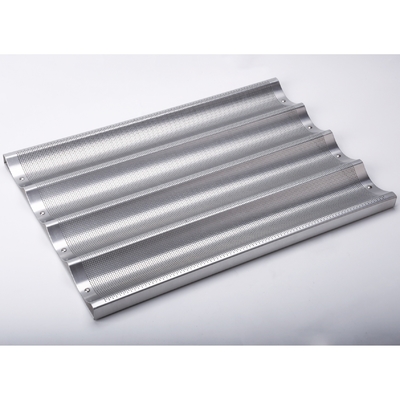 26 * 18 pouces de l'aluminium antiadhésif baguette casserole baguette plateau à pâtisserie bandejas pour baguette en aluminium panneau à pain français