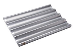 26 * 18 pouces de l'aluminium antiadhésif baguette casserole baguette plateau à pâtisserie bandejas pour baguette en aluminium panneau à pain français