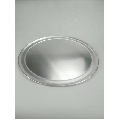 18 calibre 18 pouces aluminium rond plateau de pizza plateau de pizza plateau de pizza avec large bord