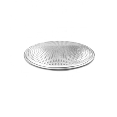 15 pouces perforée ronde aluminium casserole à pizza plateau de pizza perforé plateau de cuisson pour boulangerie ou restaurant ou bar