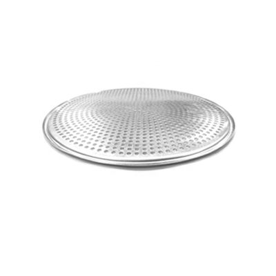 Plateau à pizza perforé en aluminium rond de 17 pouces plateau de cuisson pour boulangerie ou restaurant ou bar