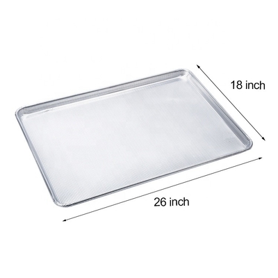 26&quot;*18&quot;*1&quot; 1,2 mm plateau à pain perforé complet hamburger ou hamburger ou hot-dog pain cuisinière cuisinière en aluminium