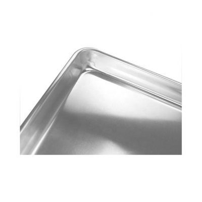 Commercial 18'*13'*1'' 1,2 mm plateau de pain de cuisson rectangulaire hamburger ou hamburger ou hot-dog pain de cuisson plateau de pain en aluminium