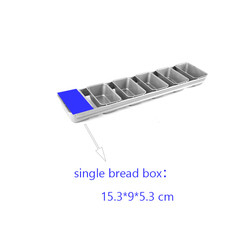 6 courroies en acier en aluminium, pain et poêles à pain, poêles à pain, poêles en étain, poêles à pain non collants