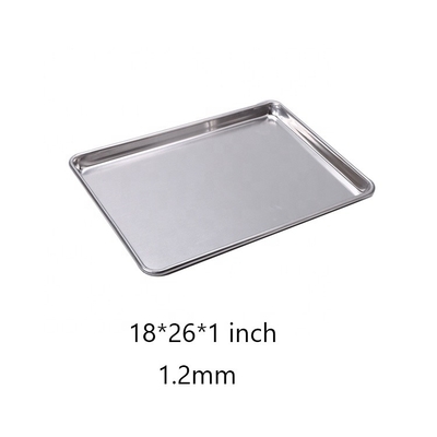 26 par 18 pouces 1,2 mm aluminium poudre à pâtisserie en alliage d'aluminium plateau à pâtisserie en alliage d'aluminium plateau à four plateau à four