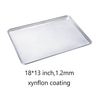 13 * 18 pouces plateau en aluminium 1,2 mm revêtement plateau antiadhésif plateau de viande plateau chaud