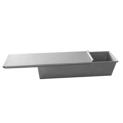 42.2*11.5*10.3CM Non Stick Pullman Pain Pan Toast Box avec couvercle plateau de pain en acier d'aluminium avec couvercle pain