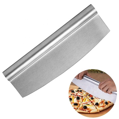 Coupe-pizza haut de gamme de 14 pouces en acier inoxydable