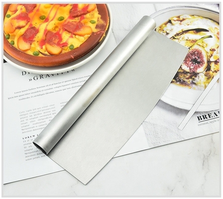 Outils de pizza 8 pouces Ss 430 coupe-gâteaux coupe-gâteaux en acier inoxydable haut de gamme