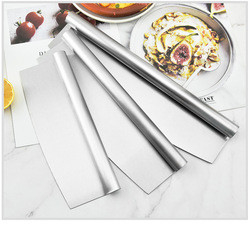 Outils de pizza 8 pouces Ss 430 coupe-gâteaux coupe-gâteaux en acier inoxydable haut de gamme
