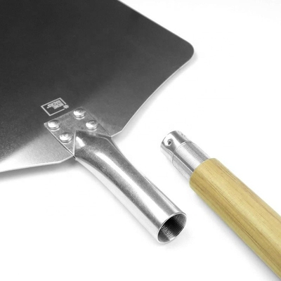Outils de four Peel de pizza en aluminium de 83 cm avec poignée en bois détachable Pizza Schep 12x14