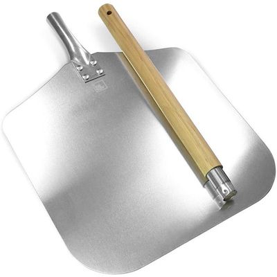 Outils de four Peel de pizza en aluminium de 83 cm avec poignée en bois détachable Pizza Schep 12x14