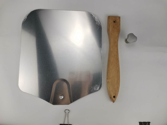 12&quot;*14&quot;*25' Bandejas De Pasapalos De Piedra Aluminium Métal Pizza Peel pliable Poignée en bois écuelle de pizza pliable