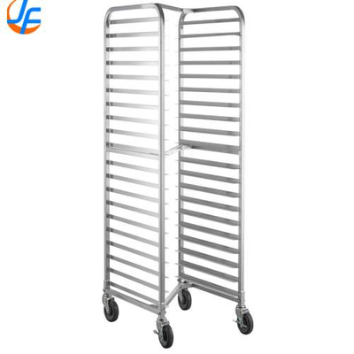 RK Bakeware China-16 Pan Feuille de chargement de bout en aluminium / Rack de panneau à pain pour accès à l'intérieur - Non assemblé