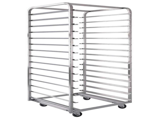 RK Bakeware Chine 15 plateaux plateau de cuisson en acier inoxydable chariot de pain fourneau de pain rangement de cuisson