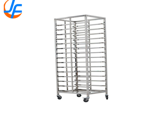 RK Bakeware Chine Foodservice NSF 600 X 800 Plateau de cuisson en acier inoxydable Chariots de boulangerie Plateau à double four