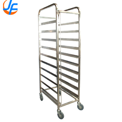 RK Bakeware Chine-Catering commercial en acier inoxydable Gastronorm Food Tray Rack Trolley GN1/1