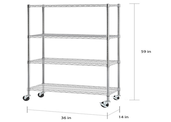 RK Bakeware China Foodservice NSF 3 Tier Chariot de distribution de nourriture en acier inoxydable Chariot de distribution de matériel