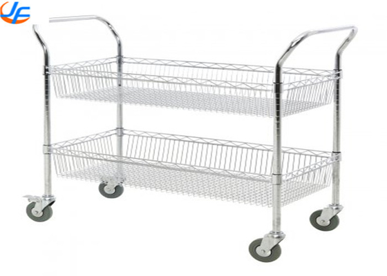 RK Bakeware Chine Foodservice NSF Chariot de service en acier inoxydable Chariot de transport