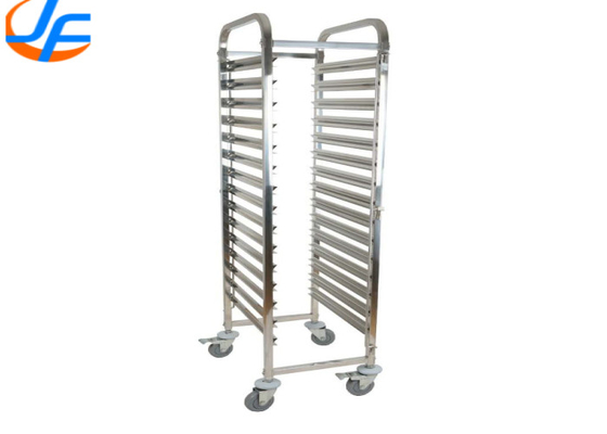 RK Bakeware China- 20 Pan End Load Bun / Sheet Pan Rack en acier inoxydable - assemblé