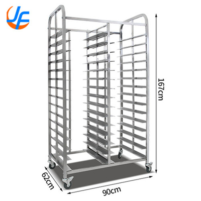 RK Bakeware Chine-Nesting Commercial Rack de chariot en acier inoxydable / Rack de boulangerie sur mesure pour les boulangeries industrielles