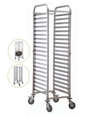 RK Bakeware Chine-Z Cadre Nesting Chariot de cuisson en acier inoxydable Double fourneau rack Pour les boulangeries en gros