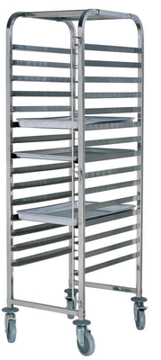 RK Bakeware Chine-Z Cadre Nesting Chariot de cuisson en acier inoxydable Double fourneau rack Pour les boulangeries en gros