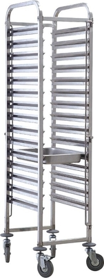RK Bakeware Chine-Z Cadre Nesting Chariot de cuisson en acier inoxydable Double fourneau rack Pour les boulangeries en gros