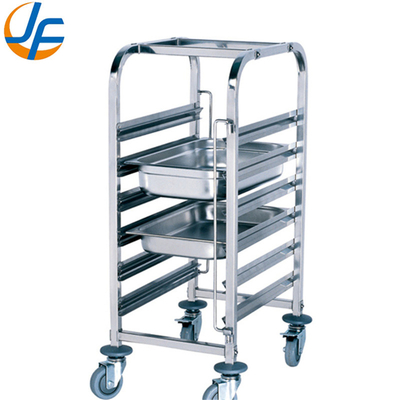 Chariot à quatre roues amovible en acier inoxydable
