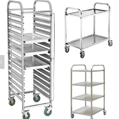 RK Bakeware China Foodservice NSF Restaurant Gn1/1 Boulangerie Chariot alimentaire/chariot mobile en acier inoxydable
