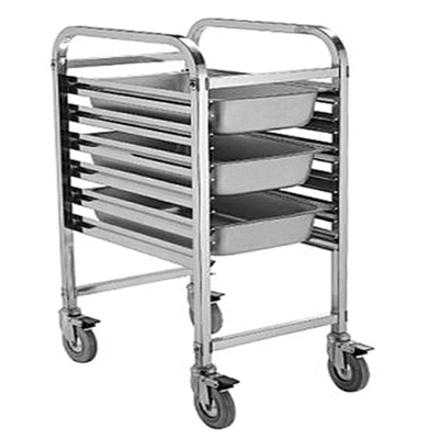 RK Bakeware China Foodservice NSF Restaurant Gn1/1 Boulangerie Chariot alimentaire/chariot mobile en acier inoxydable