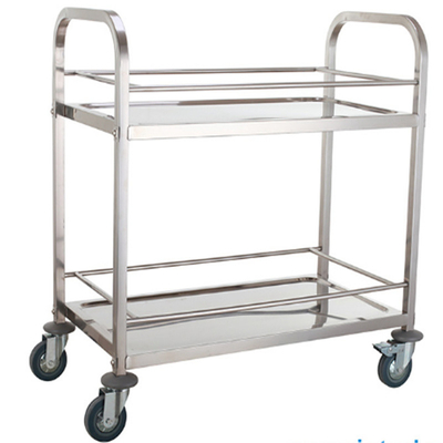 RK Bakeware Chine Foodservice NSF Chariot en acier inoxydable avec roues Chariot de pansement facile à manipuler