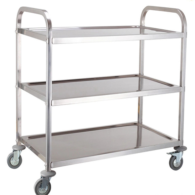 RK Bakeware Chine Foodservice NSF Chariot en acier inoxydable avec roues Chariot de pansement facile à manipuler