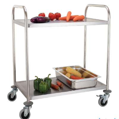 RK Bakeware Chine Foodservice NSF Chariot en acier inoxydable avec roues Chariot de pansement facile à manipuler
