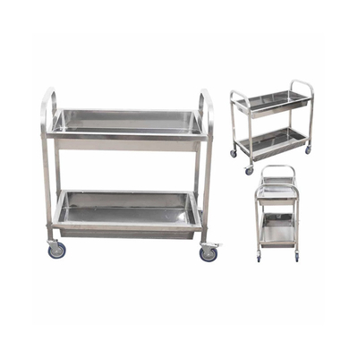 RK Bakeware China Foodservice NSF Double ligne plateau rack chariot en acier inoxydable chariot de boulangerie