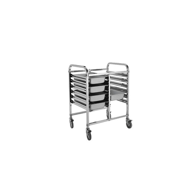 RK Bakeware China Foodservice NSF Double ligne plateau rack chariot en acier inoxydable chariot de boulangerie