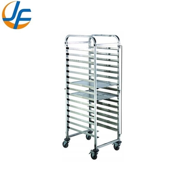 Rk Bakeware China-Z Frame 20 Pan End Load Trolley de nidification en acier inoxydable à plaques de pain - monté