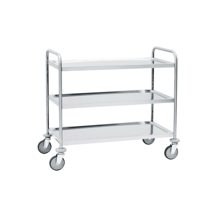 Rk Fabricant de produits de boulangerie Chine-Aluminium 10 Pan Side Load Bun Sheet Pan Rack - Assemblé