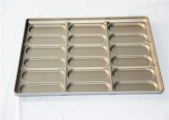 18 moule de petit pain de hot-dog de la cavité PTFE 654x535x38mm