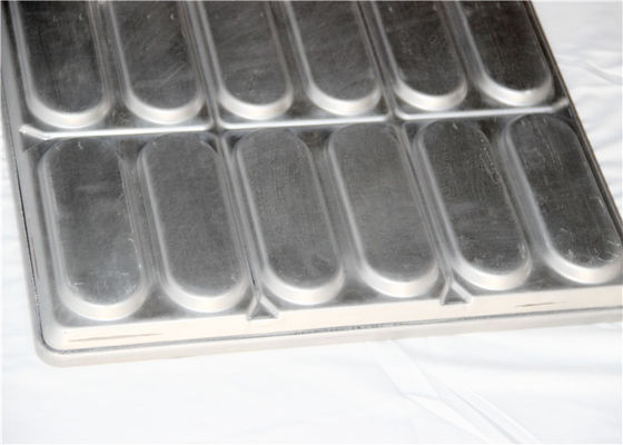 18 moule de petit pain de hot-dog de la cavité PTFE 654x535x38mm