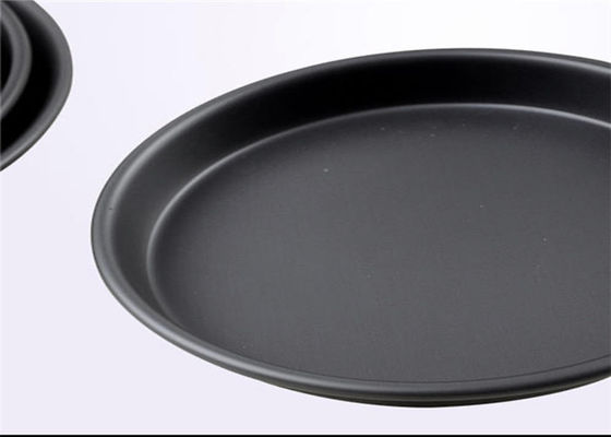 plateaux anodisés durs de cuisson de pizza de 7 pouces de 178x170x25mm