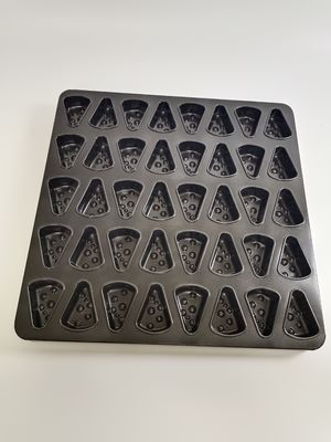 La triangle de silicone de bâton de 40 liens non a formé des plateaux de cuisson de gâteau moulent