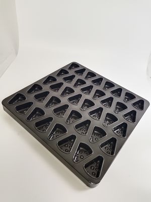 La triangle de silicone de bâton de 40 liens non a formé des plateaux de cuisson de gâteau moulent